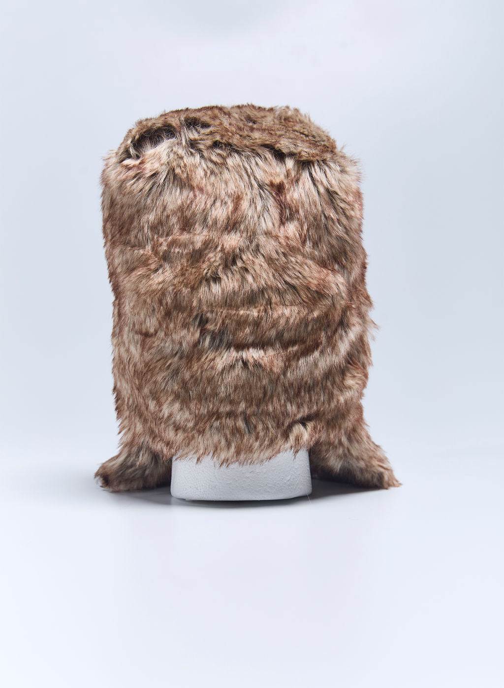 Product photo — Brown Winter Fur Trapper Hat | Monarch Mode Central