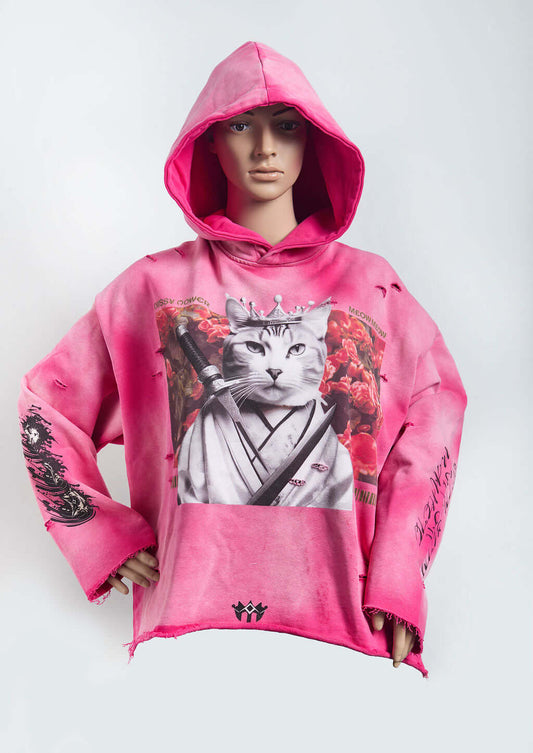 Pink Hoodie front view | monarch_Mode_0.1 | Monarch Mode Central | Online boutique Store
